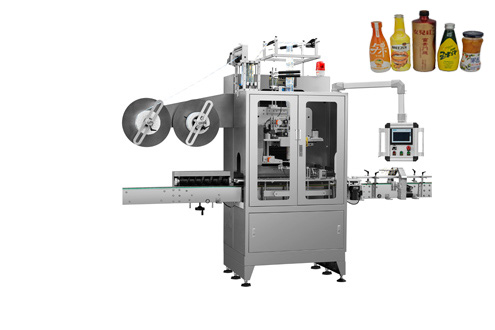 Automatic sleeve labeling machine